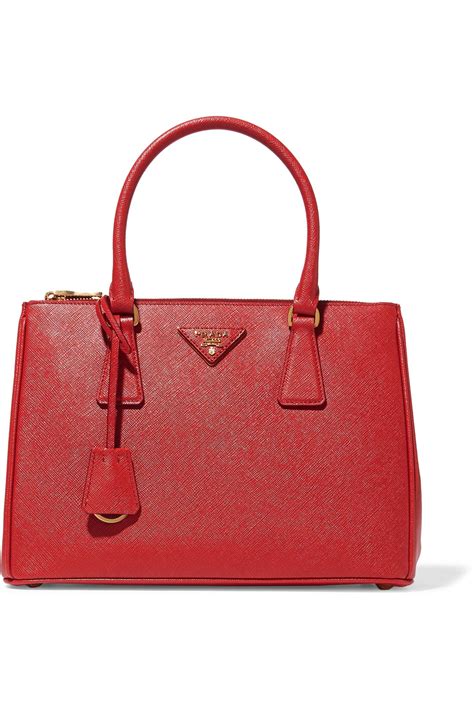 red prada tote|Prada medium tote.